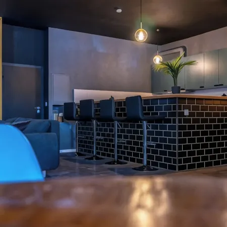 Old pub in a new design for up to 12 people