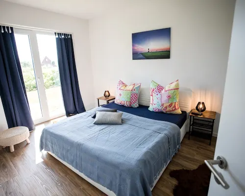 Modern, bright apartment with terrace, directly behind the dike, in the North Sea resort Wremen Hotels in Wremen