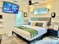 Pet-Friendly Accommodations Near Water and Restaurants.