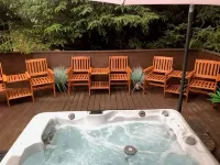 Beautiful 3 bedroom lodge with hot tub in stunning Northumberland