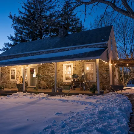 Historic Stone Farmhouse w/ Pool and Wood-Fired Hot Tub on 13-acre Property