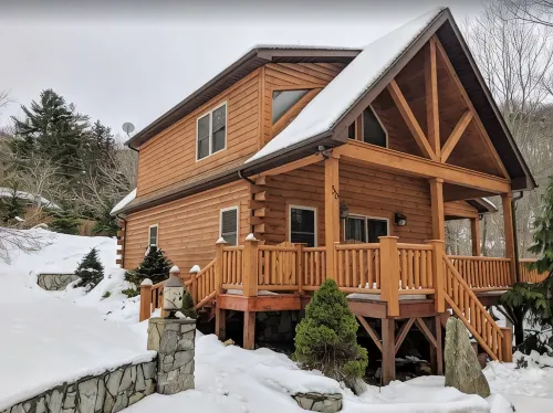 "Rushing Bear   Fully furnished two bedroom cozy cabin you want to capture - Chalets
