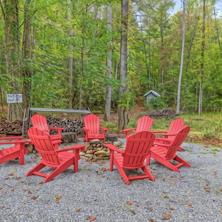 1 Bedroom Cozy Cabin 4 Miles to Downtown Helen! Fireplace, Kitchen, Fire Pit!