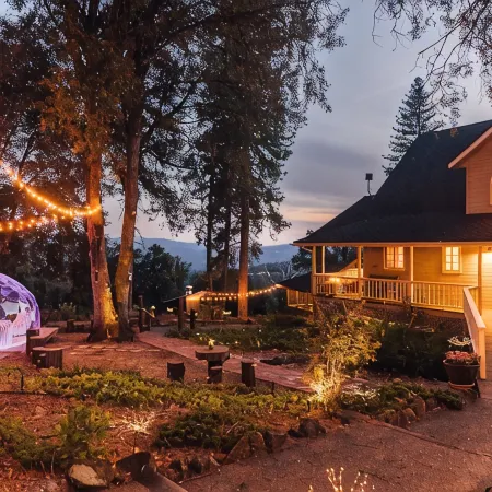 Hidden Forest Castle - Dome, Spa, Sauna, Views, Games, Movie Theater