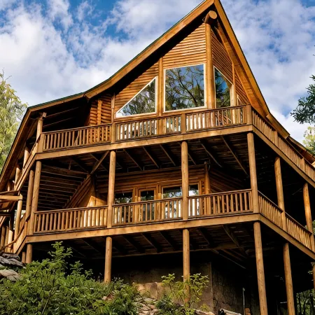 Secluded Mountain Lodge with Game Room