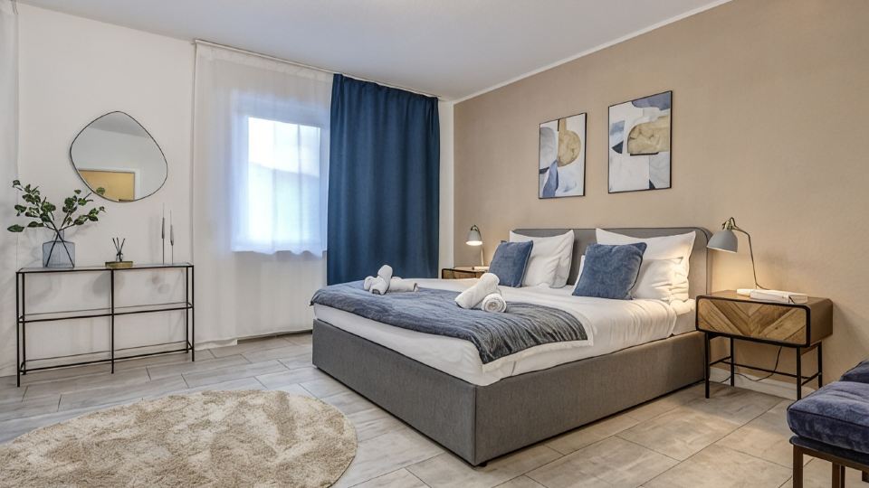 Central design apartment near the shore - 105 sqm - Parking - Kitchen - Netflix