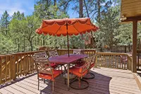 A Real Log Cabin in the Pines with a Huge Game Room and a Jacuzzi Tub!