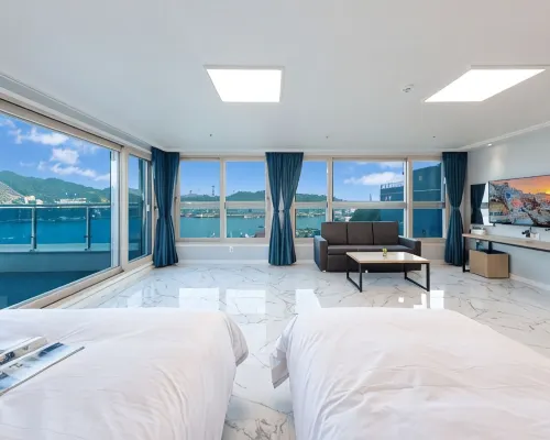 Yeosu Hamel Pension Hoteles cerca de Faro Hamel