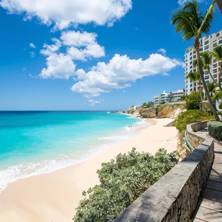 Impressive 3 bedrooms condo on Mullet Bay Beach