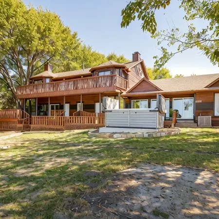 Lakefront Estate With 2 Kitchens Perfect for Events & Families