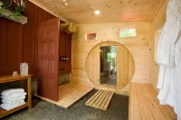 Luxury Tiny Home Ski Cabin with Barrel Sauna Room! - 3-Star