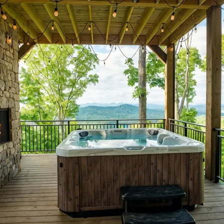 Luxury Mountain Retreat with Panoramic Lake & Blue Ridge Views