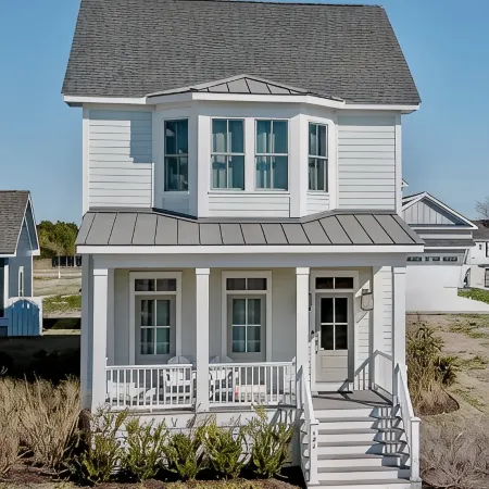 Wave Haven @ Cape Charles, a new house near a private beach & nature preserve.