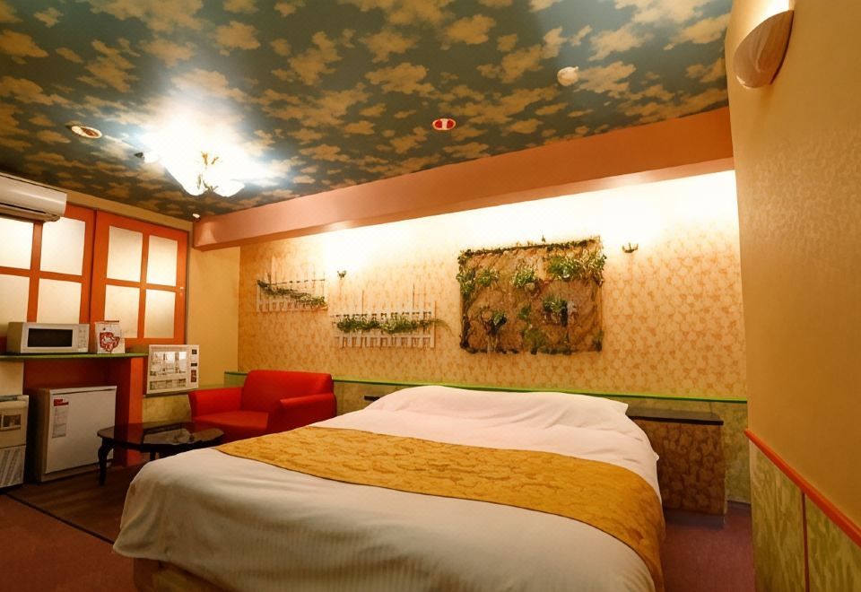 [Hotel Fine-Ciel Tottori Sakyu의 침실 모습]