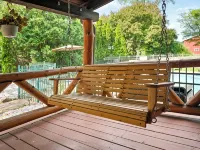 Riverfront Cabin with Cedar Wood Hot Tub, Dry Sauna, and Dock Hotels in Halfmoon