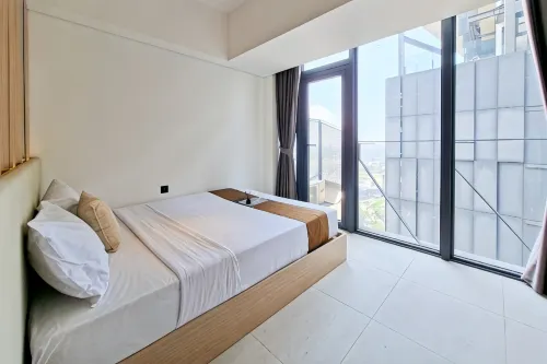 Splendid 1BR at Carstensz Residence By Travelio - Boutique