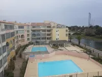 Cap d'Agde, Duplex, Sea View, Sleeps 5, Rated  , Swimming Pool and Private Parking - Ocean View