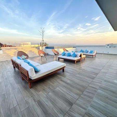 200 METERS FROM THE BEACH, INFINITY POOL, APARTMENT 2 BEDROOMS 2 BATHROOMS