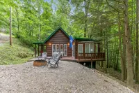 Fern Gulley Cabin with Hot Tub, Pet Friendly,  near DBBB / Hollerwood