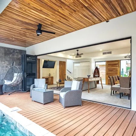 Private Luxury Villa Prime Location South End of Jaco Beach, Gated Community.