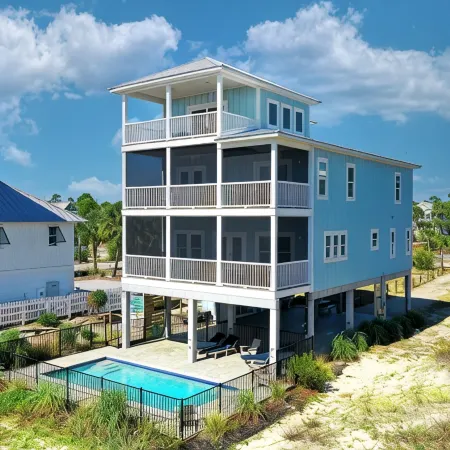 5 Bedroom Beachfront Home with Heated Pool
