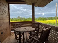 Quietly located modern vacation accommodation with a view of the Edersee National Park - Homestays