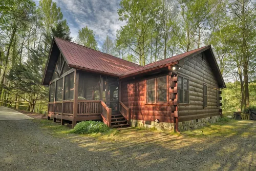 Lakeside Cabin w/ mountain views, dock, fire pit, hot tub, and much more! - Mountain view