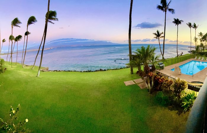 Luana Moana Signature Oceanfront Maui-Ocean&Haleakala Views-FreeWiFi-A/C-Romance
