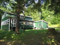 Lake Front Indian Lake Adirondack Camp w/ Boathouse, Sundeck & Boats