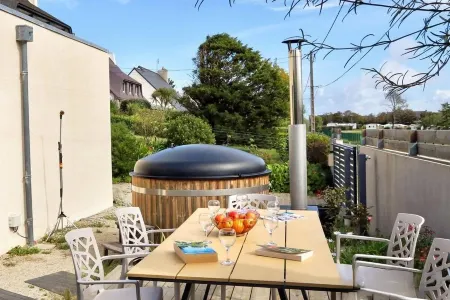 "Le bas de la dune" rental 50m from the beach with Nordic bath, garden