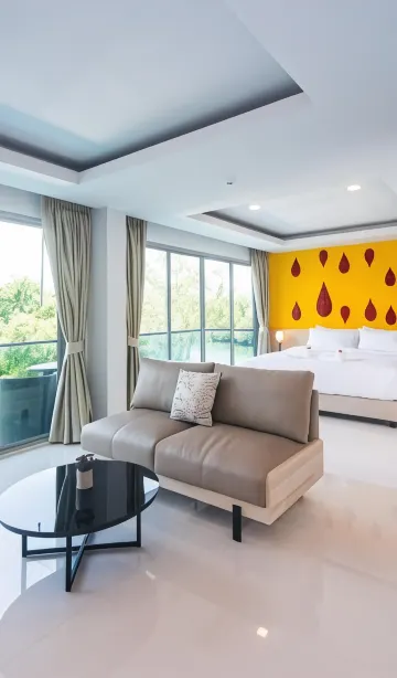 ห้องดีลักซ์ เตียงใหญ่