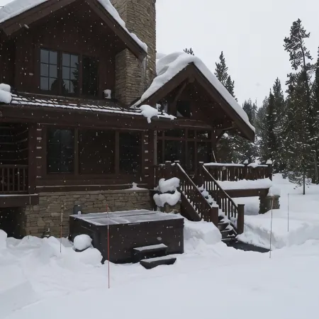 Cozy private cabin with hot tub, and ski in and out