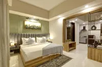 Saltstayz Premier Executive Serviced Apartment - Golf Course Extension Road - مطابخ