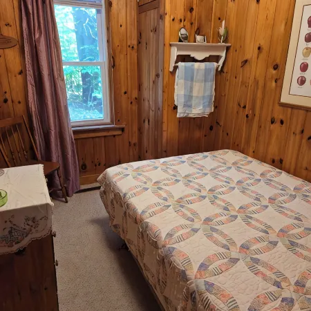 Cozy 2-bdrm, 3-season Adirondack cabin at tranquil Great Sacandaga Lake w/WiFi