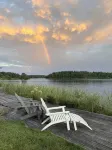 Waterfront Guesthouse with Private Dock & Rowboat