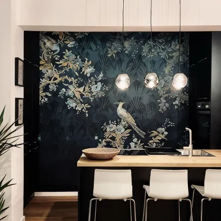 Design apartment store window very centrally located