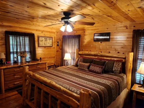 The Wild Buck, A Secluded Cabin that Borders the National Forest