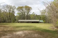 Cozy 2 bedroom Cabin on 5 acres with pond view.