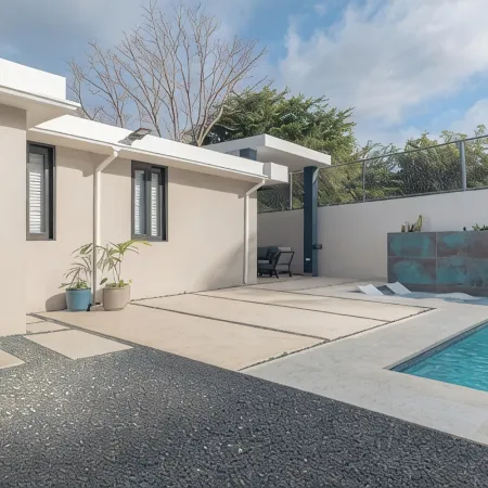 Charming 4-bedroom house w private pool, 7min from airport, close to restaurants