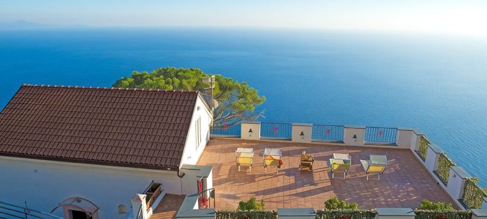 Emerald apartment with stunning panoramic sea view Amalfi Coast Hotels in Furore