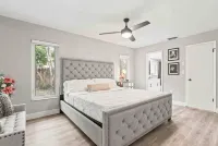 Heated pool.  4-bedroom house. 6.9 miles to honeymoon Beach.