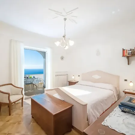 Raphael House, terrace with solarium and sea view