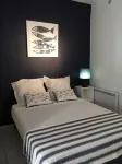 Superb modern studio in typical neighborhood