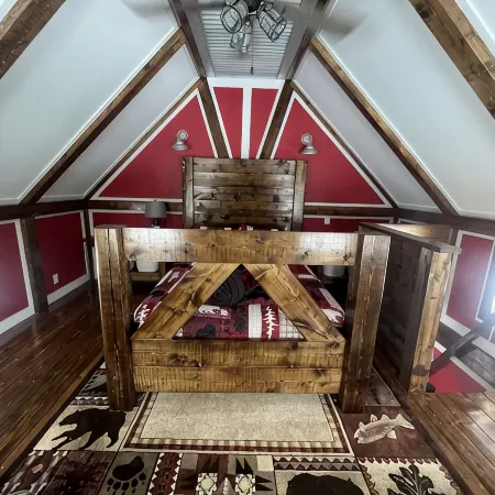 Timberframe Cabin in the Alaskan Backcountry