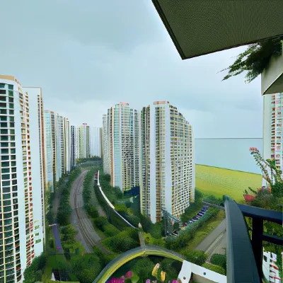 Seaview 2B1R Cozy Condo Forest City 겔랑파타 호텔
