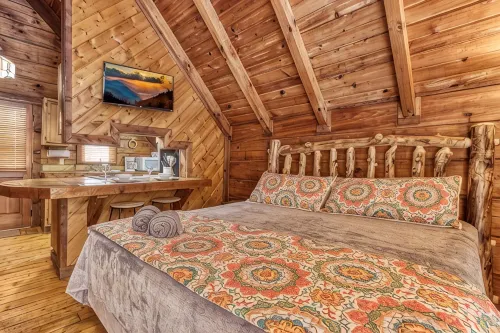 Summer Sale! Romantic Log Cabin for 2 - رومانسي