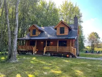 Luxury 3Br Authentic Log Cabin Retreat w/Hot Tub-Near Wineries, Gotl & Spire - Chalets