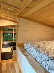Escape to this private and peaceful tiny home with hot tub in Sharon, VT!