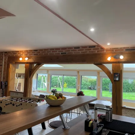 Villa Normande Piscine Intérieur et Jeux / Proche Honfleur et Deauville