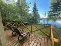 Cabin 3 'Kingfisher' 1 Br, 2 pp, Overlooks Lake, Access to Boats!